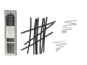Węgiel drzewny naturalny Fi 3-4mm - 10 sztuk