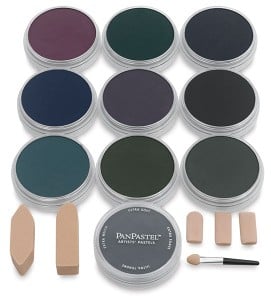PanPastel Zestaw 10 kolorów "Extra Dark Shades Cool"