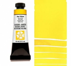 215 Azo Yellow, akwarela Daniel Smith