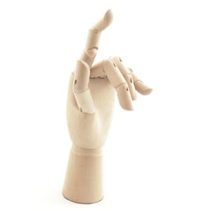 Model Lewej dłoni 25cm