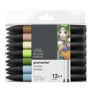 ProMarker MANGA FANTASY Set 12+1 - komplet