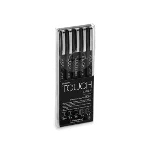 Touch Liner 0.05 do 0.8 - komplet 5 cienkopisów