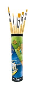 Da Vinci Junior Brush Box 5406 - komplet 6 pędzli w eleganckiej puszce
