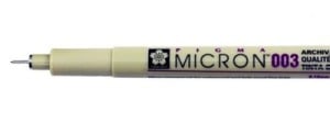 Cienkopis Pigma MICRON Black 003 - 0,15mm