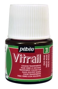 Vitrail Transparent 31 OLD PINK - farba witrażowa