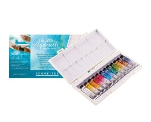 Sennelier La Petite Aquarelle Watercolor Travel Box 12x10ml - komplet akwareli