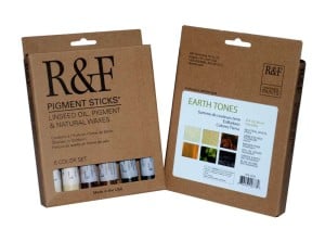 R&F Pigment Sticks Earth Tones Set - komplet 6 sztyftów