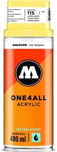 Molotow ONE4ALL SPRAY 400ml #115 vanilla pastel - spray akrylowy