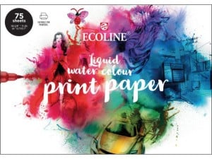 Ecoline Liquid Watercolour Paper 75 ark 150g - blok do farb i markerów Ecoline