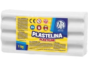 Plastelina rzeźbiarska Biała 1kg