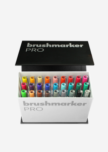 Brushmarker PRO "MiniBox" 26 kolorów+ blender - komplet markerów