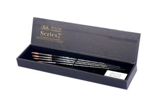 Pędzle Series7  4 rounds - komplet