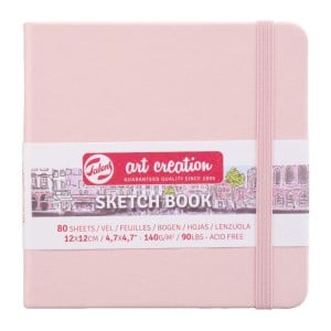 Art Creation Sketch Book PASTEL PINK 140g 80 ark - szkicownik książkowy