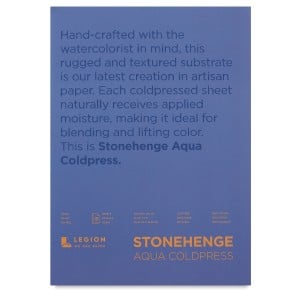 Stonehenge Aqua CP 300g 15ark 100% cotton -  blok akwarelowy