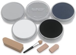 PanPastel Zestaw 5 - szarości GREYS