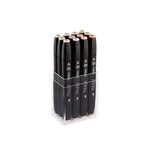 Touch Twin Marker 12 SET Skin tones - komplet