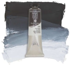 755 Ivory black, farba olejna Rive Gauche Sennelier