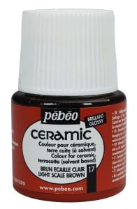 Ceramic 17 LIGHT SCALE BROWN - farba do ceramiki