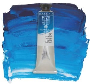 385 Primary blue, farba olejna Rive Gauche Sennelier