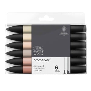 Promarker Skin Tones Set1 6szt - komplet