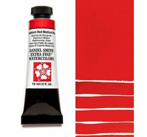 222 Cadmium Red Medium Hue, akwarela Daniel Smith