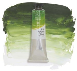 819 Sap green, farba olejna Rive Gauche Sennelier