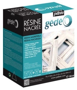 GEDEO Pearl Resin 150ml Pearl White - żywica dwuskładnikowa