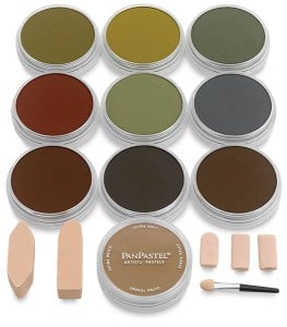 PanPastel Zestaw 10 kolorów "Extra Dark Shades Warm"